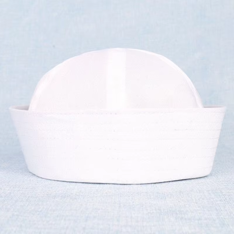 Chapeau Marin Rayé, Béret Octogonal Mignon à Visière Rabattable, Respirant, pour Cosplay et Spectacl