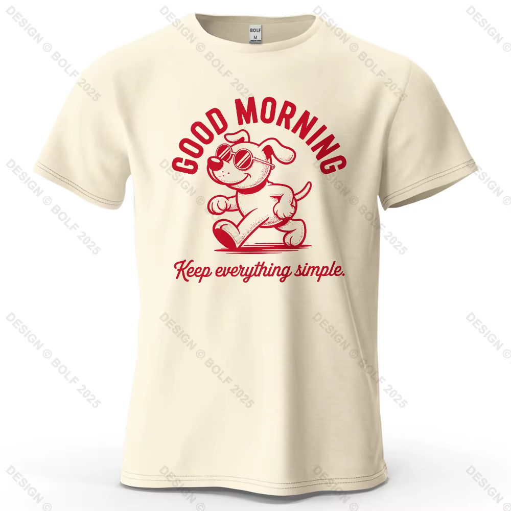 Gardez tout T-Shirt homme imprimé Simple 100% coton surdimensionné mode quotidienne t-shirts graphiq
