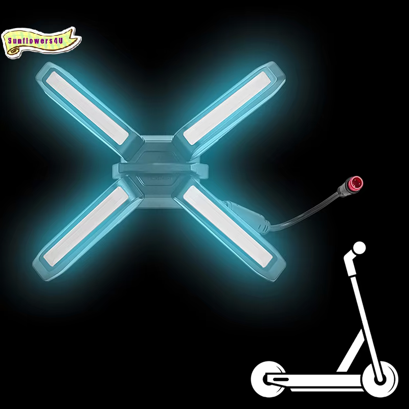 Lampe LED étanche ZT3 Pro pour trottinette électrique, phare avant super lumineux 4W pour Ninebot X,