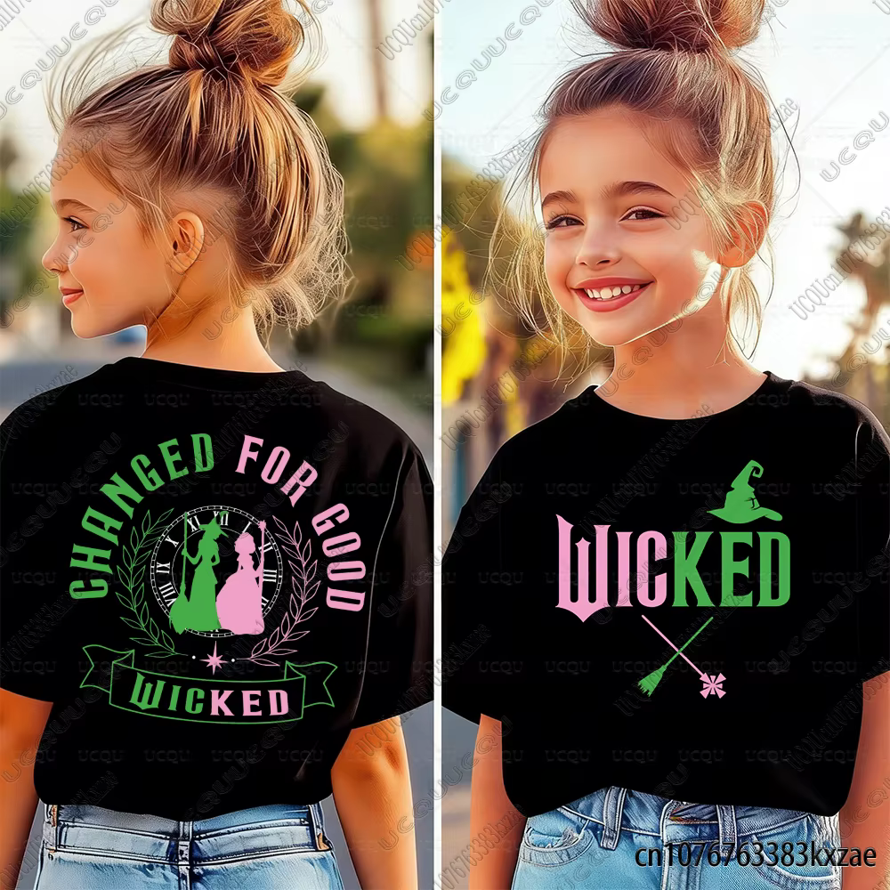 T-shirt en coton imprimé méchant pour enfants, Design rétro Musical méchant, t-shirts pour hommes et