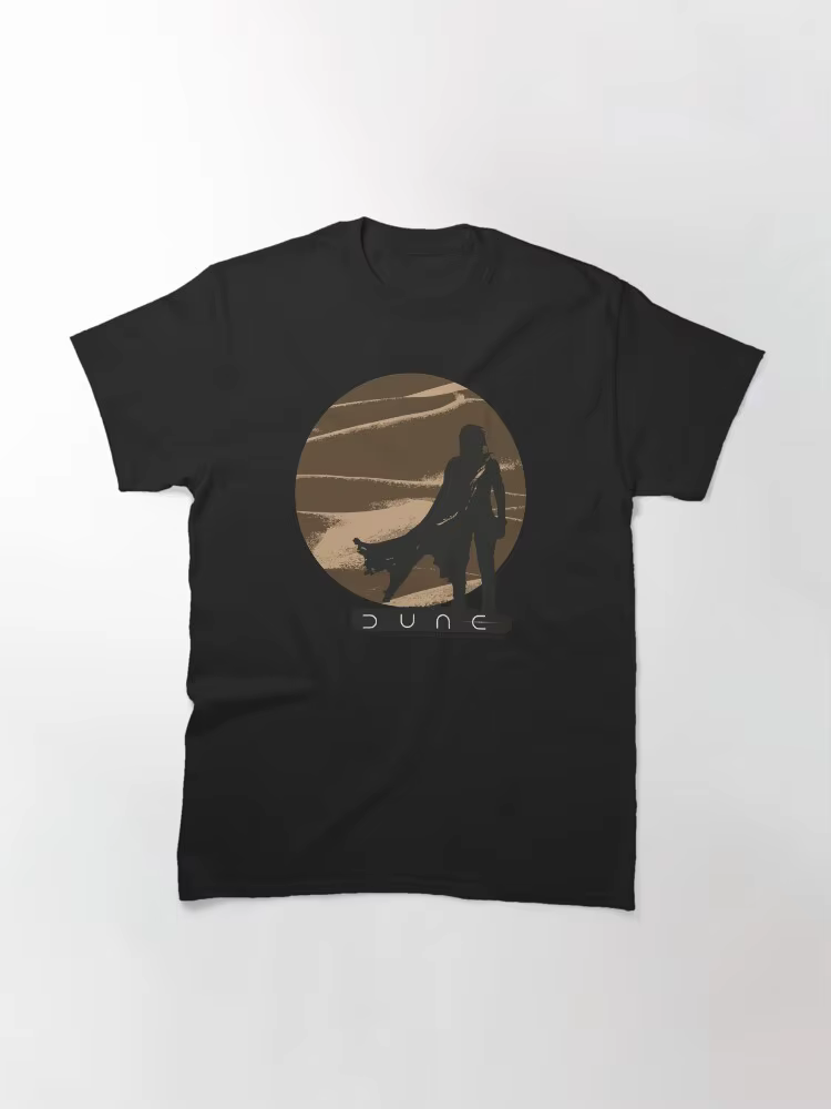 Nouveau T-shirt unisexe surdimensionné Y2K en coton 100% pour homme, motif graphique du film Dune 3 