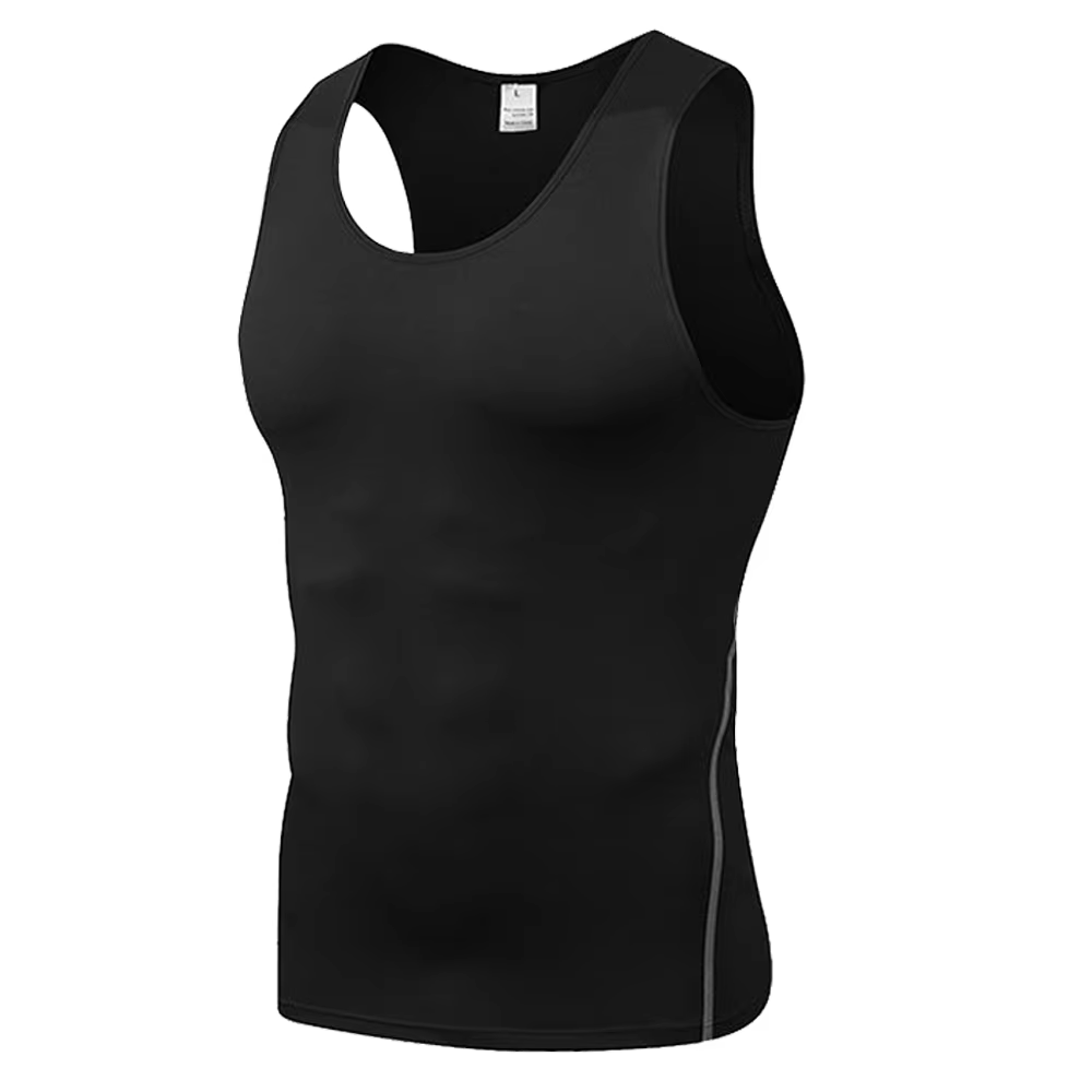 Chemises de Compression pour hommes, contrôle du ventre, Shapewear, ventre plat, gilet amincissant, 