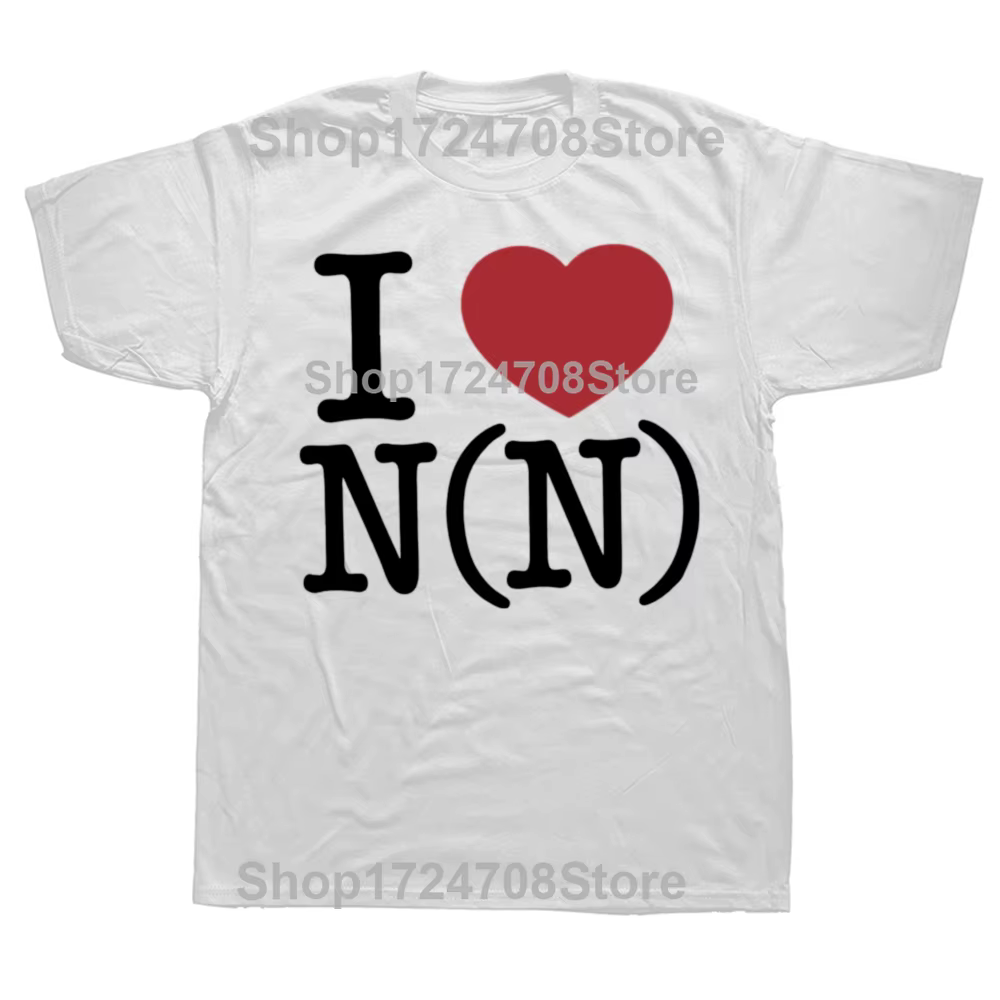 T-shirt graphique drôle de Number (N)Ine I Love Number Nine pour hommes et femmes, T-shirt décontrac