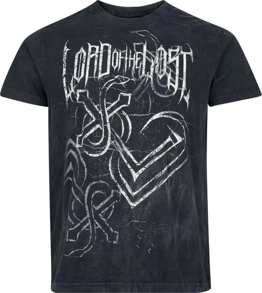 T-Shirt Ancient Noir Lord of The Lost pour hommes et femmes, Vintage, groupe de rock métallique, t-s