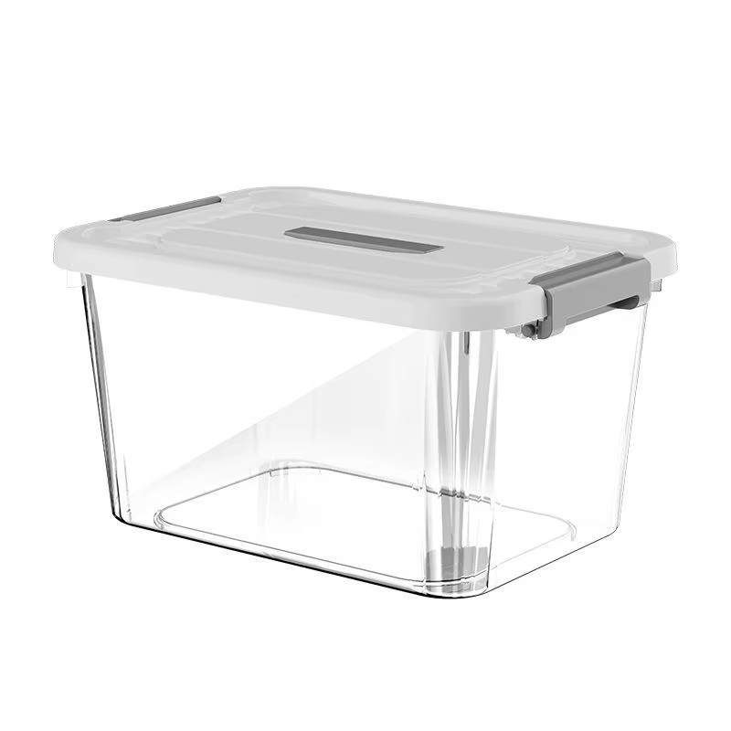 Boîte de rangement transparente, boîte d'organisation, boîte en plastique avec couvercle, boîte de r
