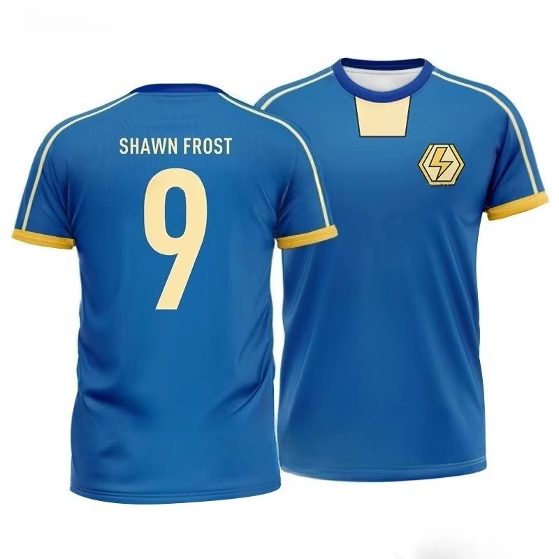 Maillot Vintage Inazuma Eleven Kaio, T-shirt de Cosplay Anime imprimé en 3D, uniforme d'équipe de Fo