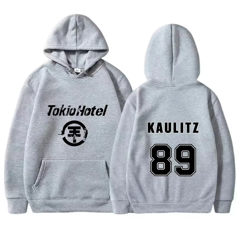 Rock Band Tokio Hotel hommes sweats à capuche Kaulitz imprimer sweat à capuche pour femme Hip Hop Ha