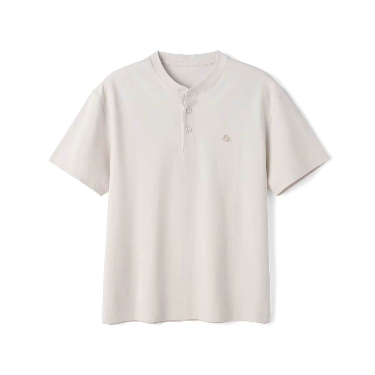 SIMWOOD Nouveauté Été 2026 T-shirts Homme en Tissu Sorona 230 g/m² Col Henley Grandes Tailles Vêteme