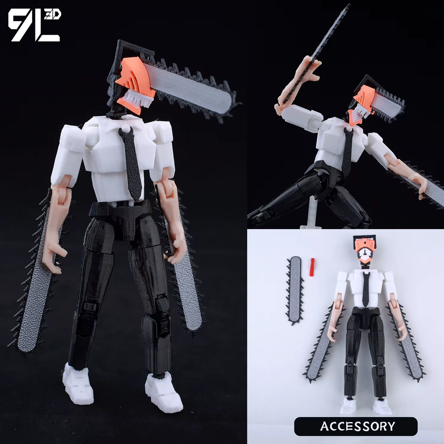 9L impression 3D multi-articulation mobile factice 13 série de Collection d'anime japonais NanamiKen