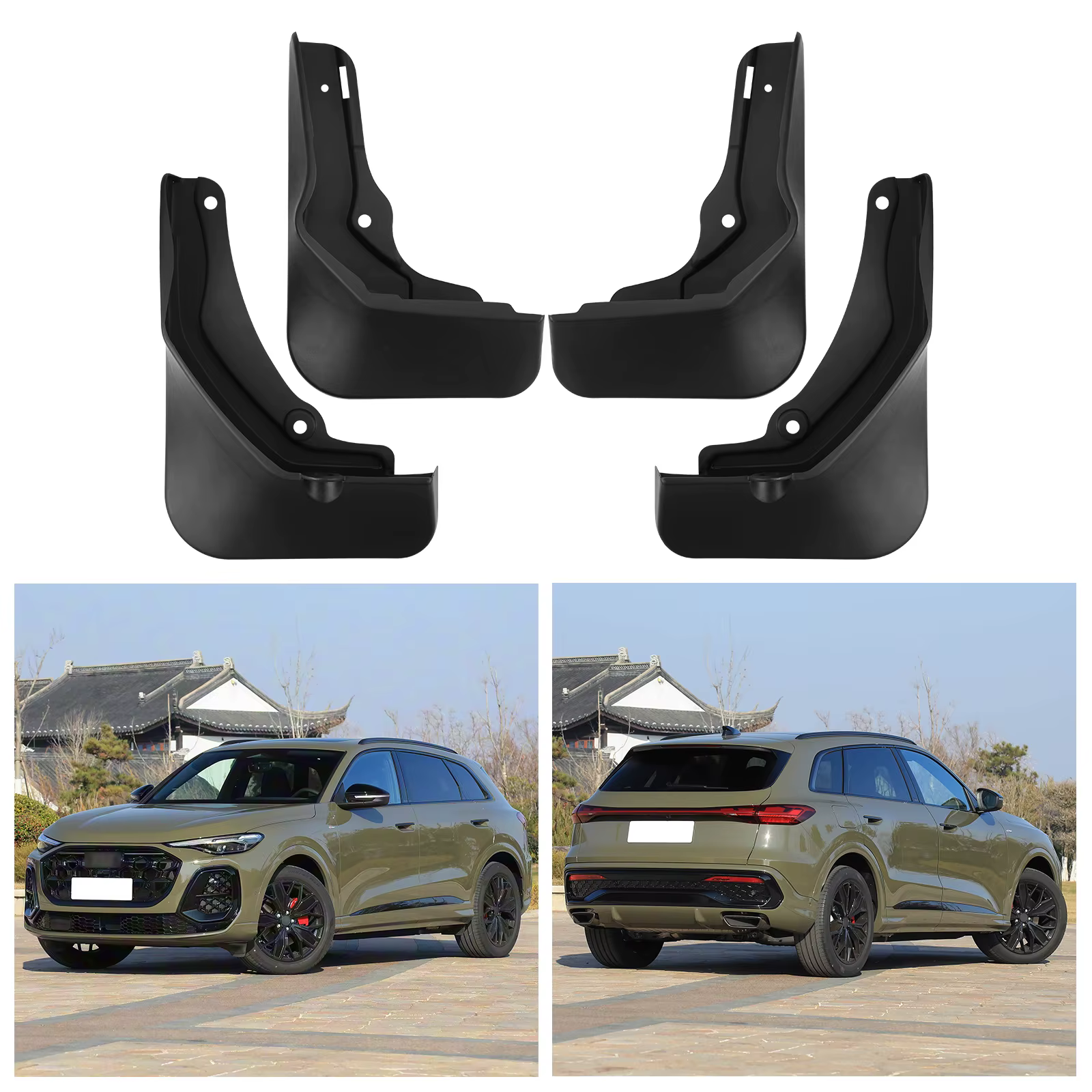 Garde-boue pour Audi Q5 SQ5 Sportback GU 2026~2027, protections anti-éclaboussures, garde-boue avant