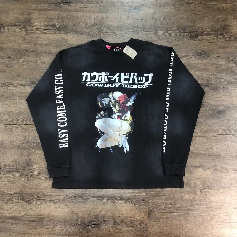 SAINT OF MICHAEL 1:1 mode Streetwear meilleure qualité Vintage vêtements surdimensionné manches long