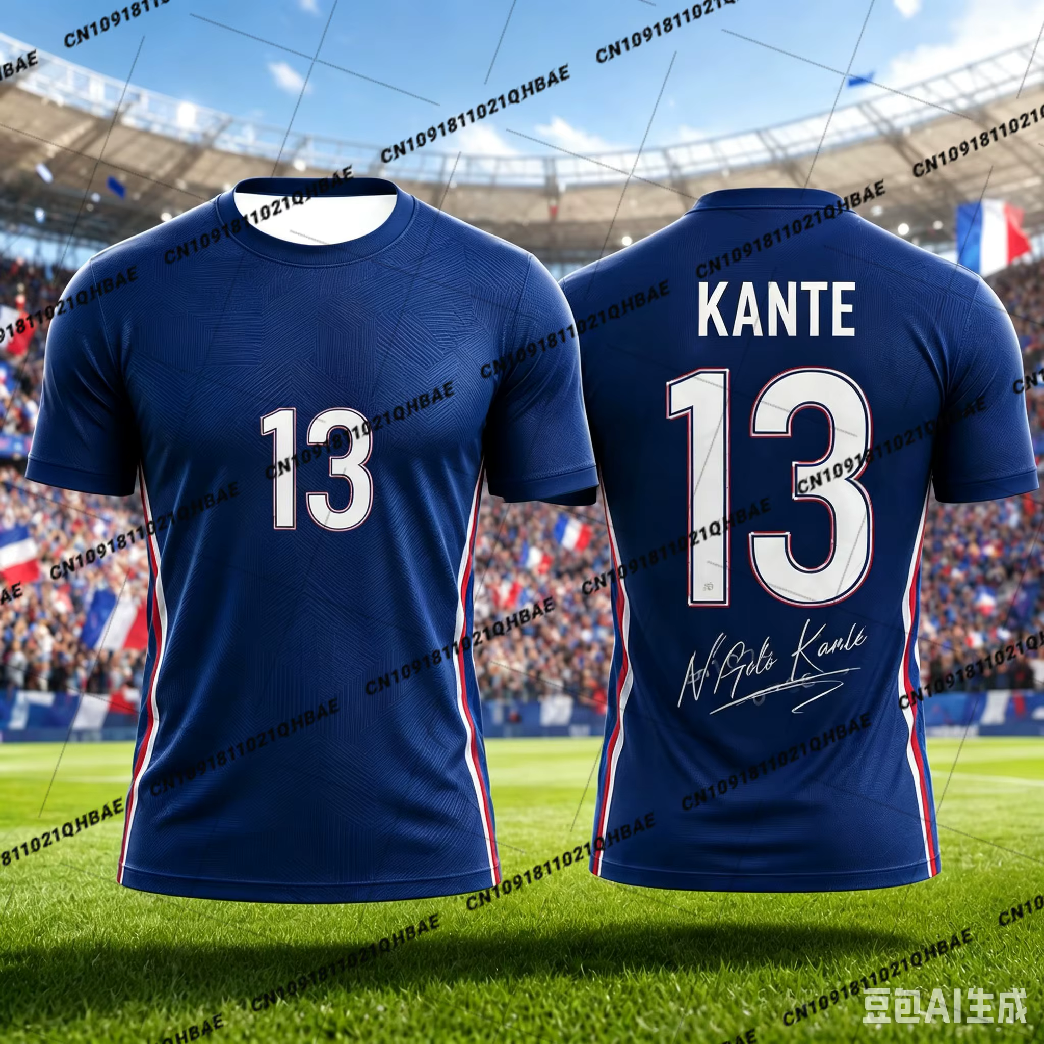Nouveau Maillot de l'équipe de football de France 2026 – Édition Cadeau pour Fans – Respirant, Confo