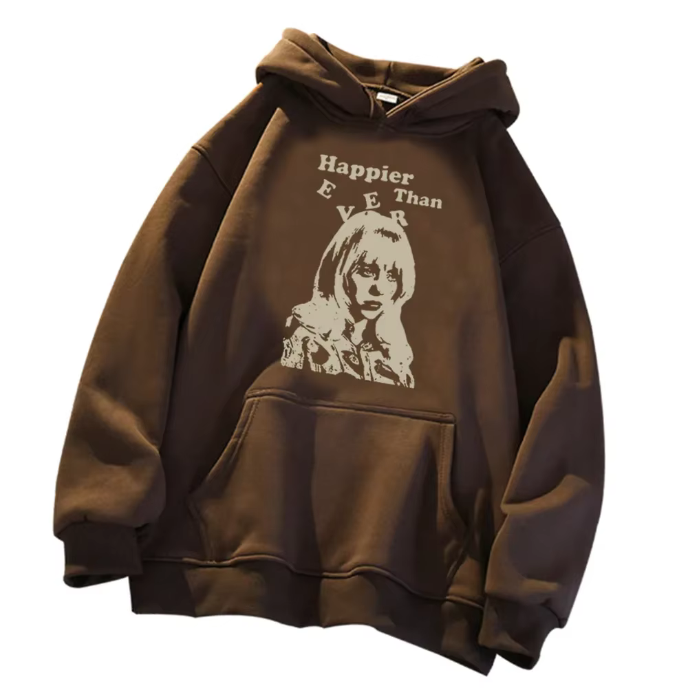 Nouveau sweat à capuche Ever Happy of Ever 2026 – Haut décontracté et personnalisé, streetwear neutr