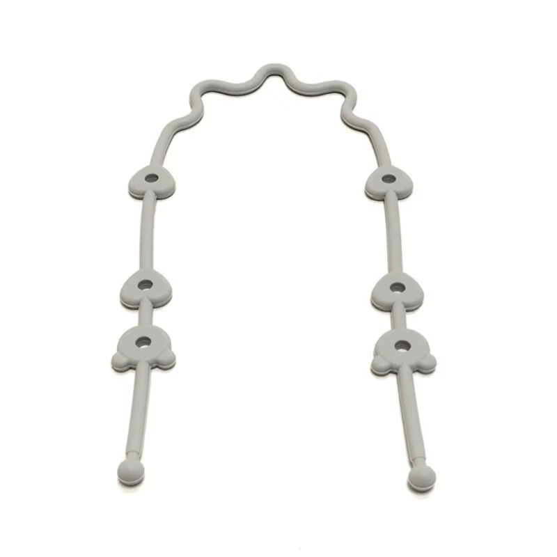 Attache-sucette pour bébés, support en Silicone avec sangles de sécurité, accessoires de poussette, 