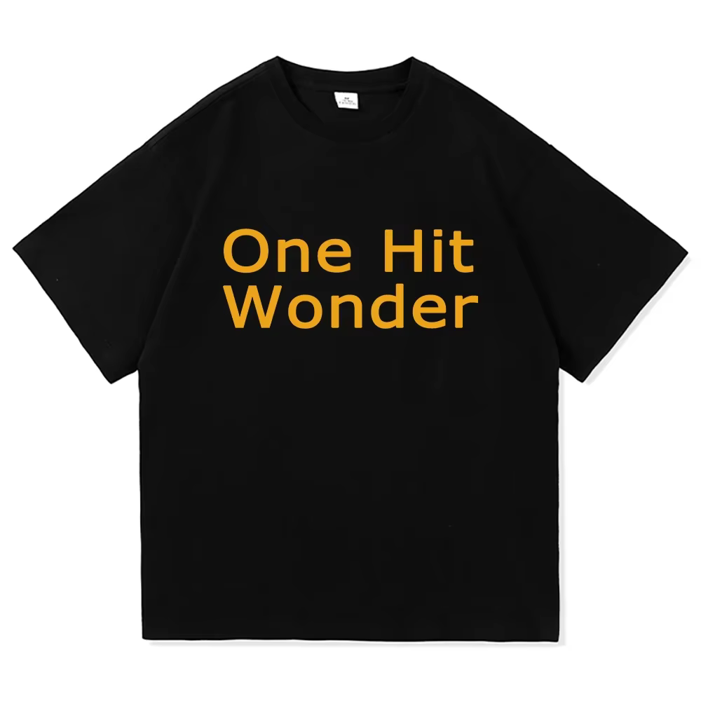 Benson Boone ONE HIT WONDER T-shirt et vêtements rétro mode Harajuku haute qualité à manches courtes
