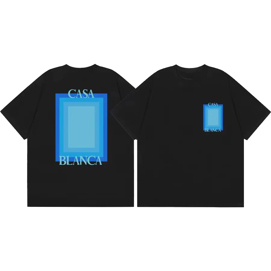 T-shirt de luxe rétro tendance Millénaire 2026 - T-shirt en coton à motifs - Streetwear d'été pour h