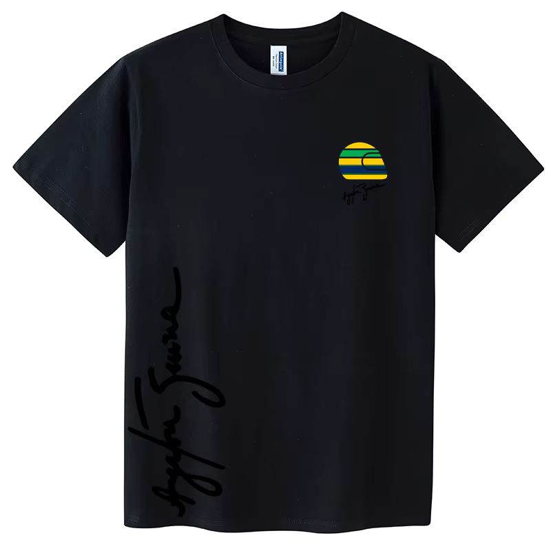 Héros Ayrton Senna t-shirt hommes à manches courtes 100% coton T-Shirts drôle F1 homme t-shirt été h