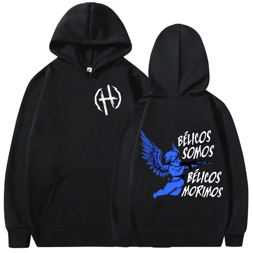 Sweat à capuche rétro à manches longues pour hommes et femmes, sweat-shirt Singer Junior H, Sad Boyz