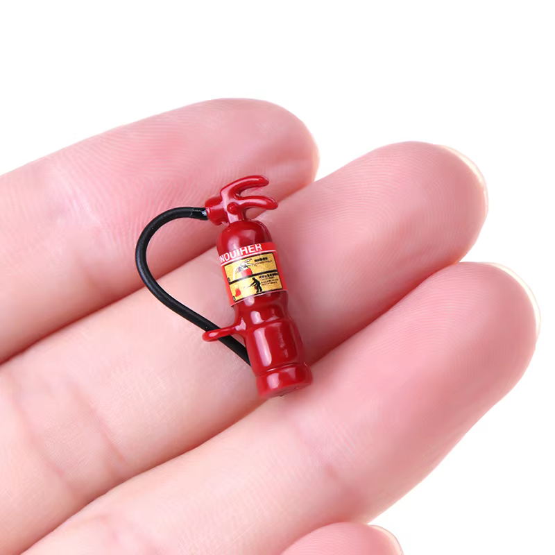 Mini Extincteur Miniature à Échelle 1:12, 1 Pièce, Jouet Mignon, Jeu de beurre, Meubles de Maison, A