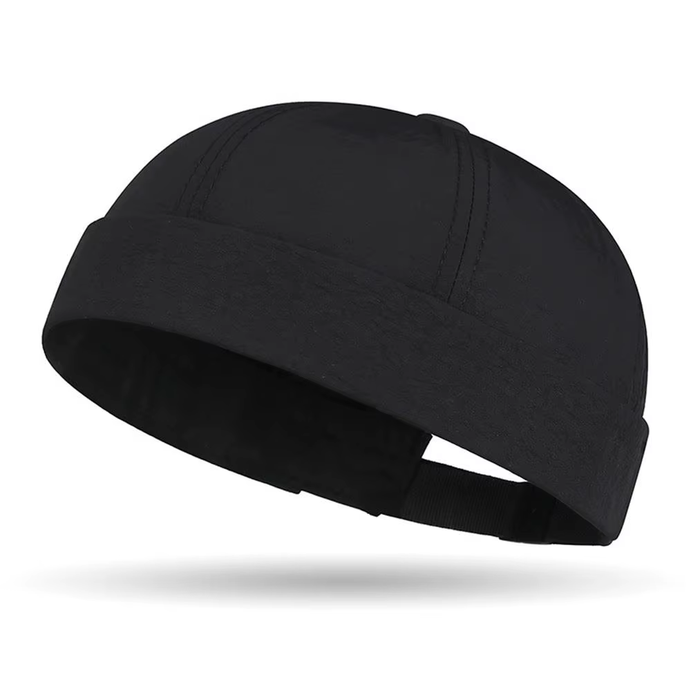 Casquette sans bords en velours côtelé pour hommes et femmes, chapeau de propriétaire réglable, bonn