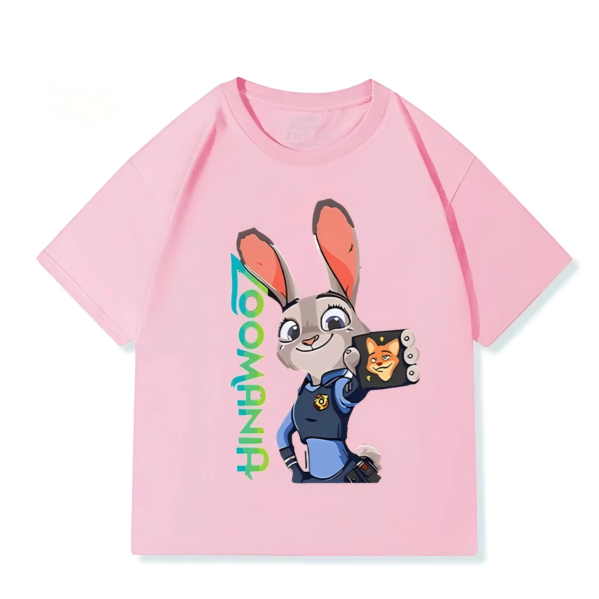 T-shirts pour enfants de 4 à 14 ans, Zootopia 2, à manches courtes, pour garçons et filles, nouveaut