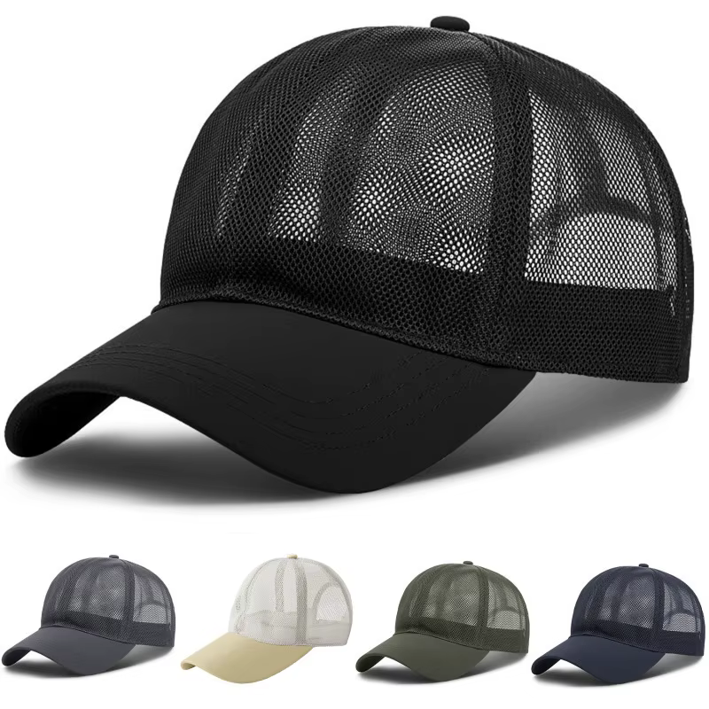 Casquette de Baseball en maille complète pour hommes et femmes, séchage rapide, refroidissement, Pro