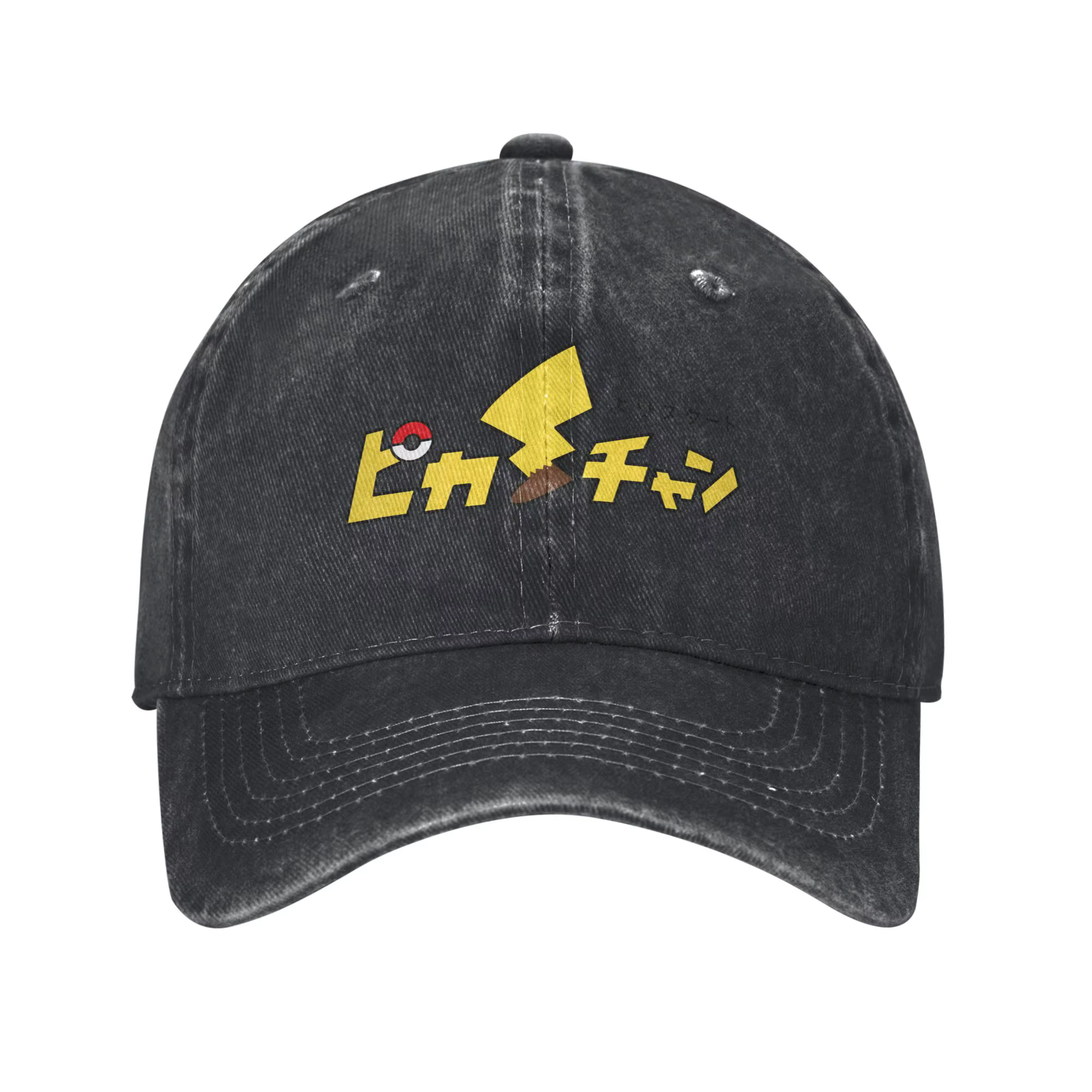 Casquette Pokemon Pikachu Crazy, casquette de baseball, protection du visage, snapback, en coton, go