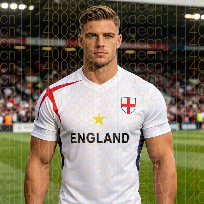 Maillot de football Suruida 26 Euro Angleterre pour adultes, respirant, à séchage rapide, maillot de