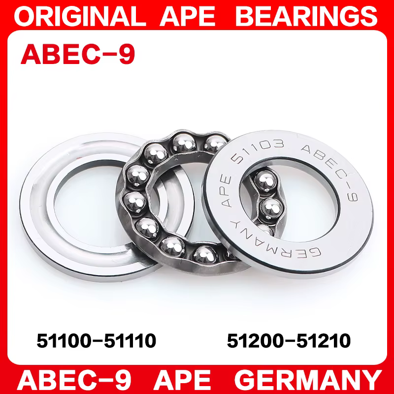 2 pièces Roulements ABEC-9 51100 51200 51101 51201 51102 51202 51103 51203 51104 51204 51105 51205 5