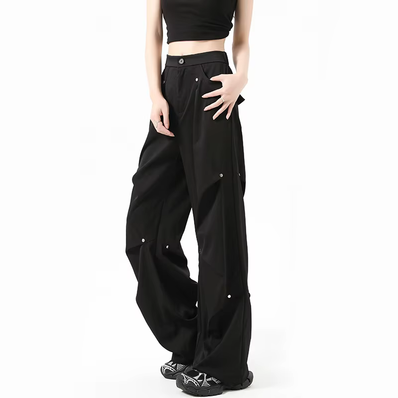 Vêtements de travail américains pour femmes, nouveau Design, pantalons décontractés droits et amples