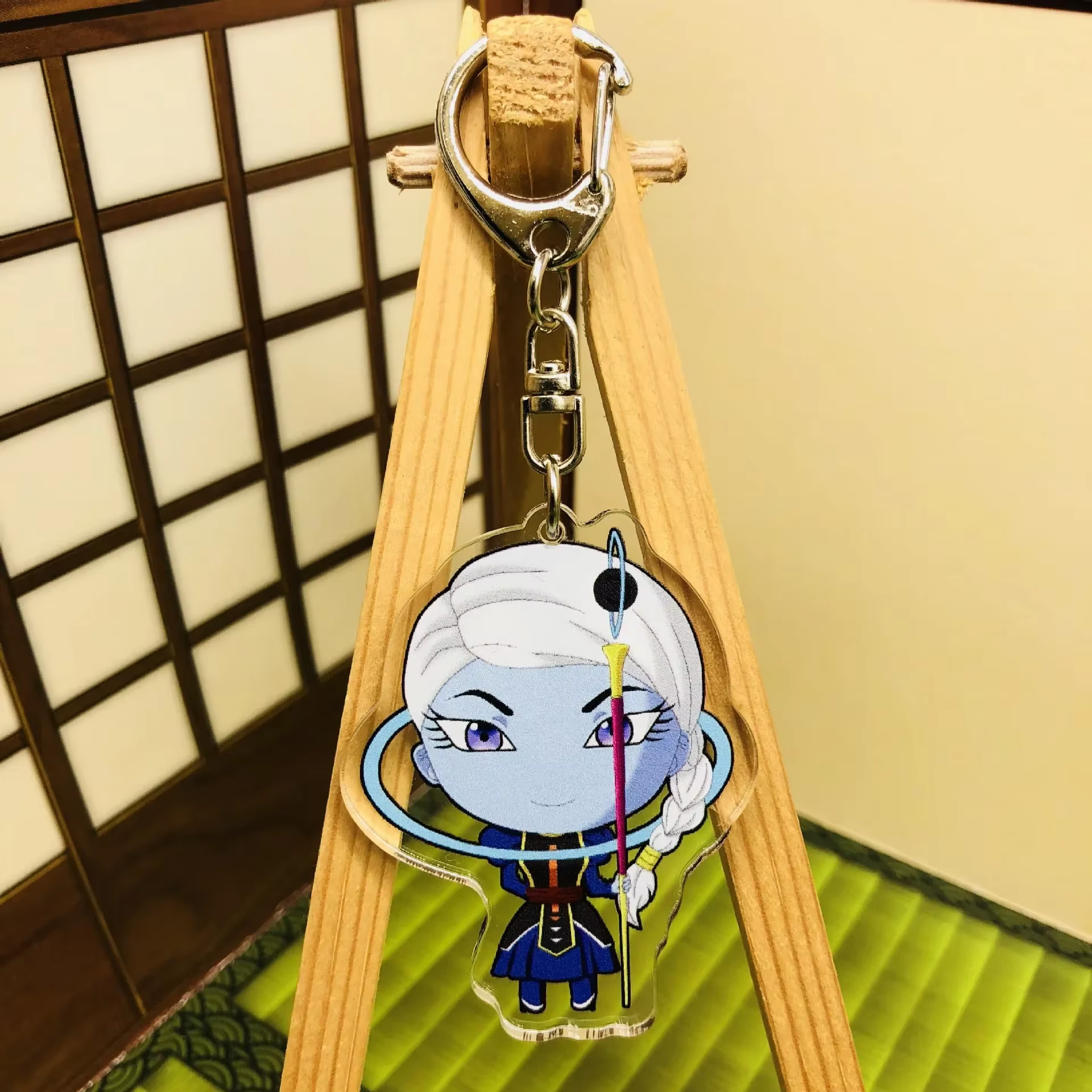 Porte-clés en acrylique Dragon Ball, troncs Goku Buu Piccolo, accessoire de Cosplay Anime