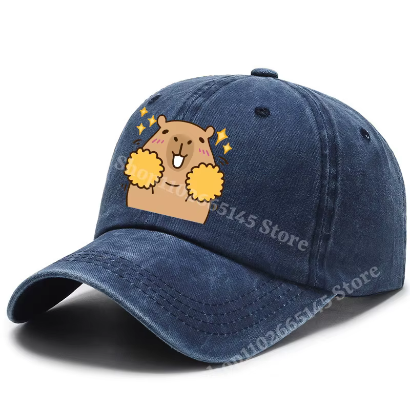 Capibara casquette de Baseball femmes hommes mignon Capybara chapeau de soleil nouveau Sport de plei