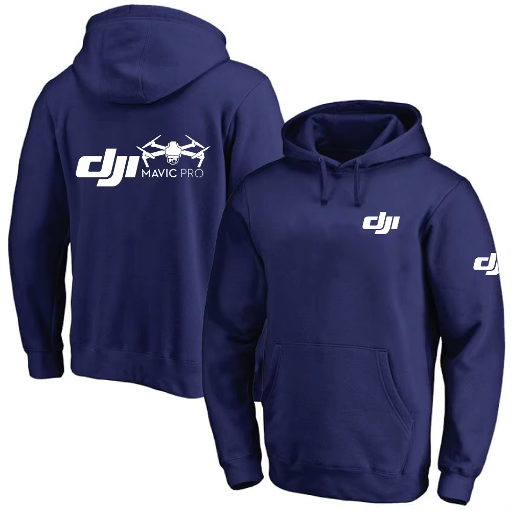 Sweat-shirt à capuche imprimé Dji Professional Pilot Drone pour hommes, streetwear Hip Hop, nouvelle