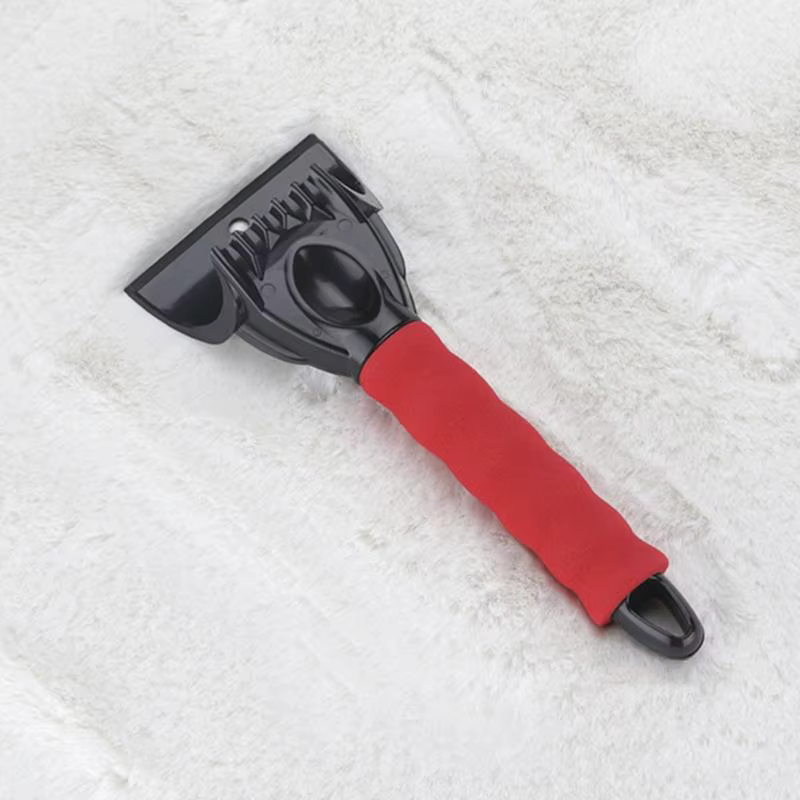 Grattoir à glace pour verre de voiture, outil de déneigement d'hiver pour pare-brise et porte de véh