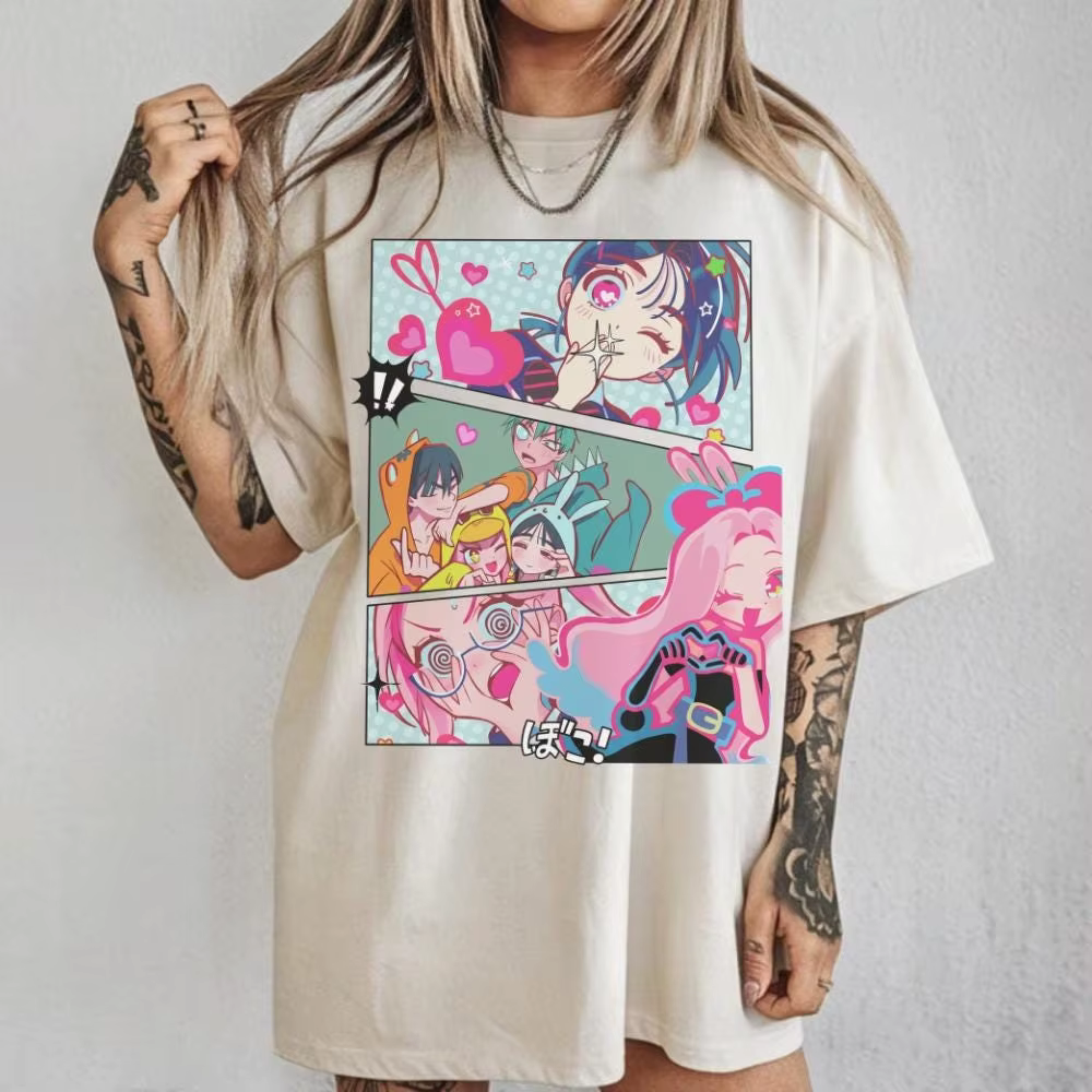 T-shirt graphique 2026 Alien Stage Mizi Till Ivan Pop Idol, nouveau merch, 100% coton, pour hommes e