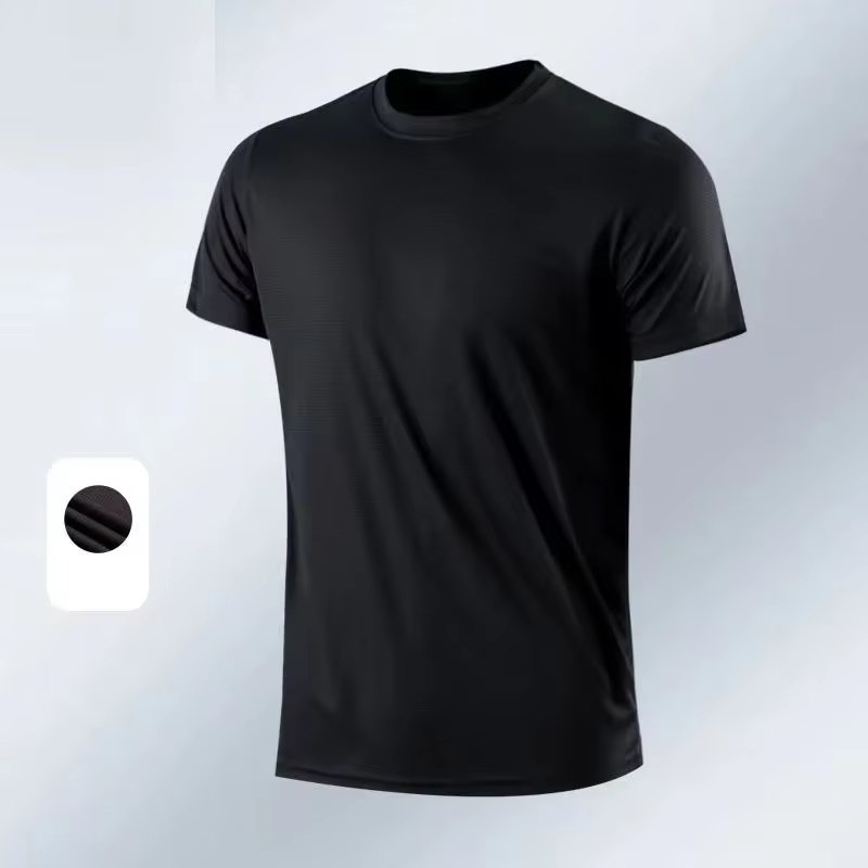 Hommes Fitness Gym t-Shirt à manches courtes haut de musculation séchage rapide Sport chemises de co