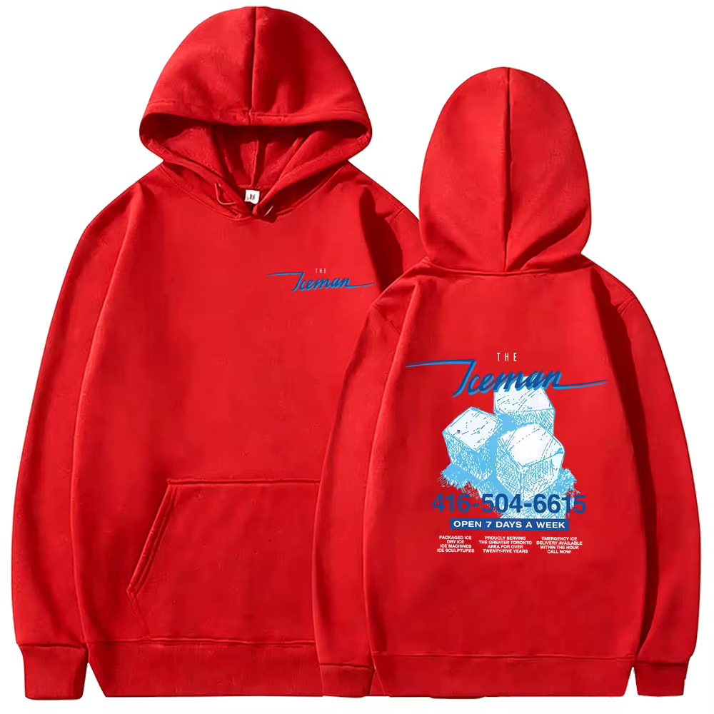 Nouveau sweat-shirt à capuche graphique de l'album ICEMAN du rappeur Drake, mode hip-hop pour hommes