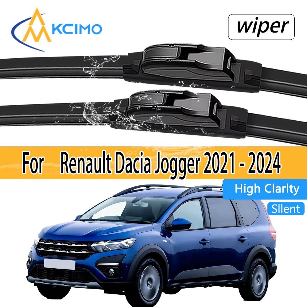 Balais d'essuie-glace avant pour Renault Dacia Jogger 2024 – 2021 2022 2023, 2 pièces, accessoires d