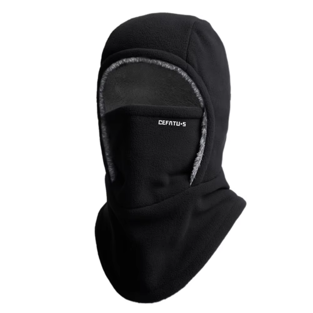 Cagoule polaire casquette de cyclisme résistant au froid coupe-vent capuche chaude et chapeau épaiss