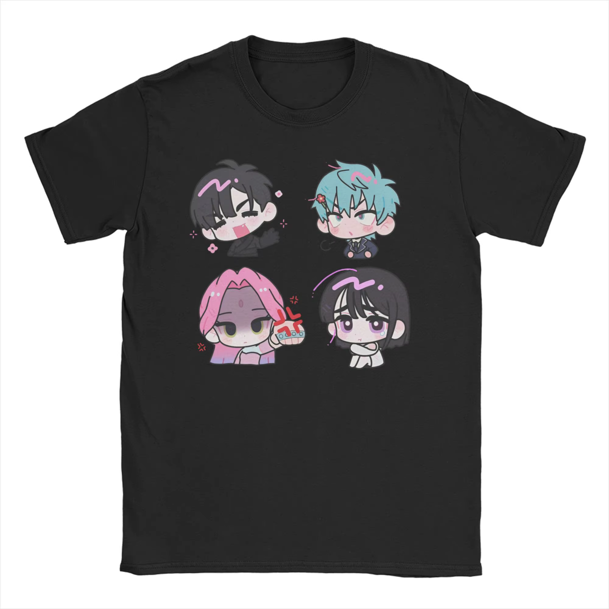 Nouveauté Alien scène T-Shirts pour hommes femmes col rond 100% coton t-shirt Till Ivan Anime à manc