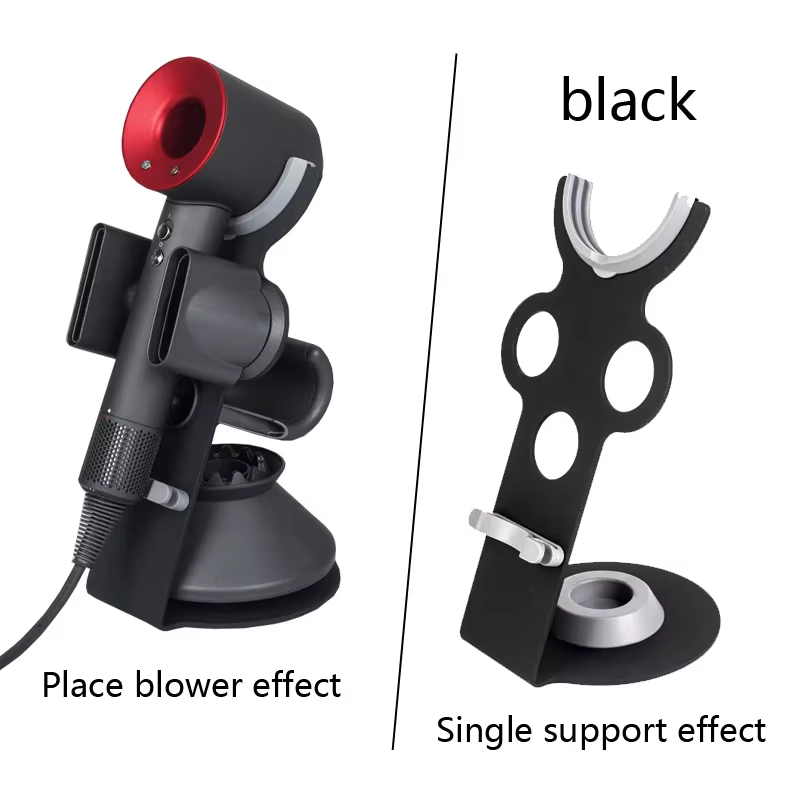 Support de sèche-cheveux pour Dyson, support en alliage d'aluminium supersonique, support noir améli