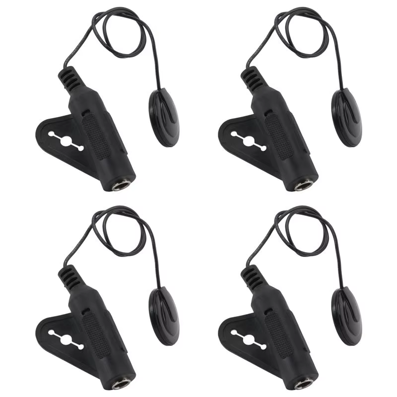 Micro acoustique ABHT-4X, micro à contact piézo pour guitare, ukulélé, violon, mandoline, banjo, kal