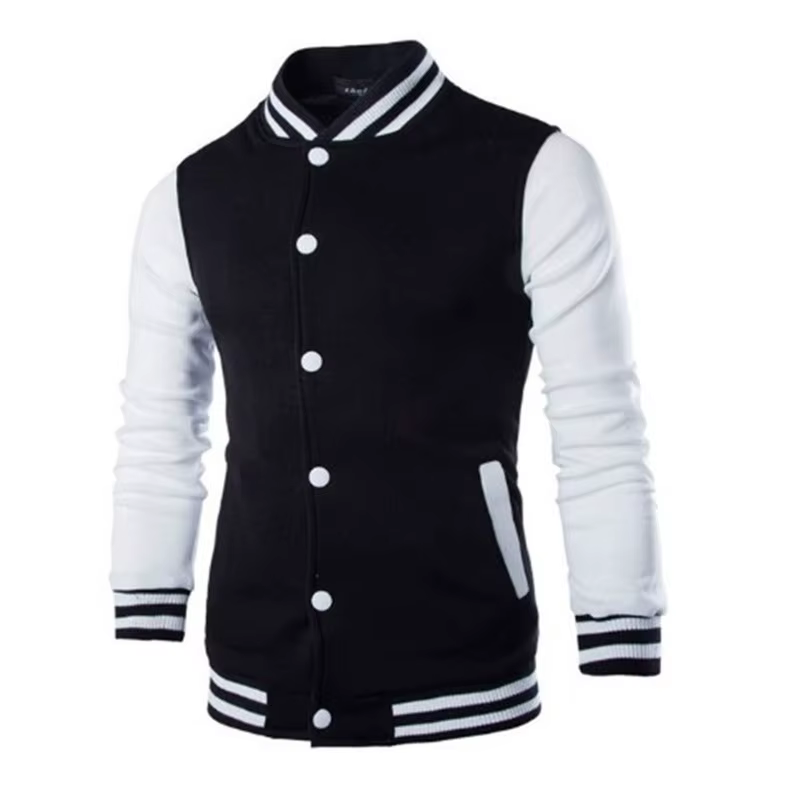 Veste de Baseball à capuche pour hommes/garçons, Design de mode, rouge vin, coupe cintrée, veste d'u