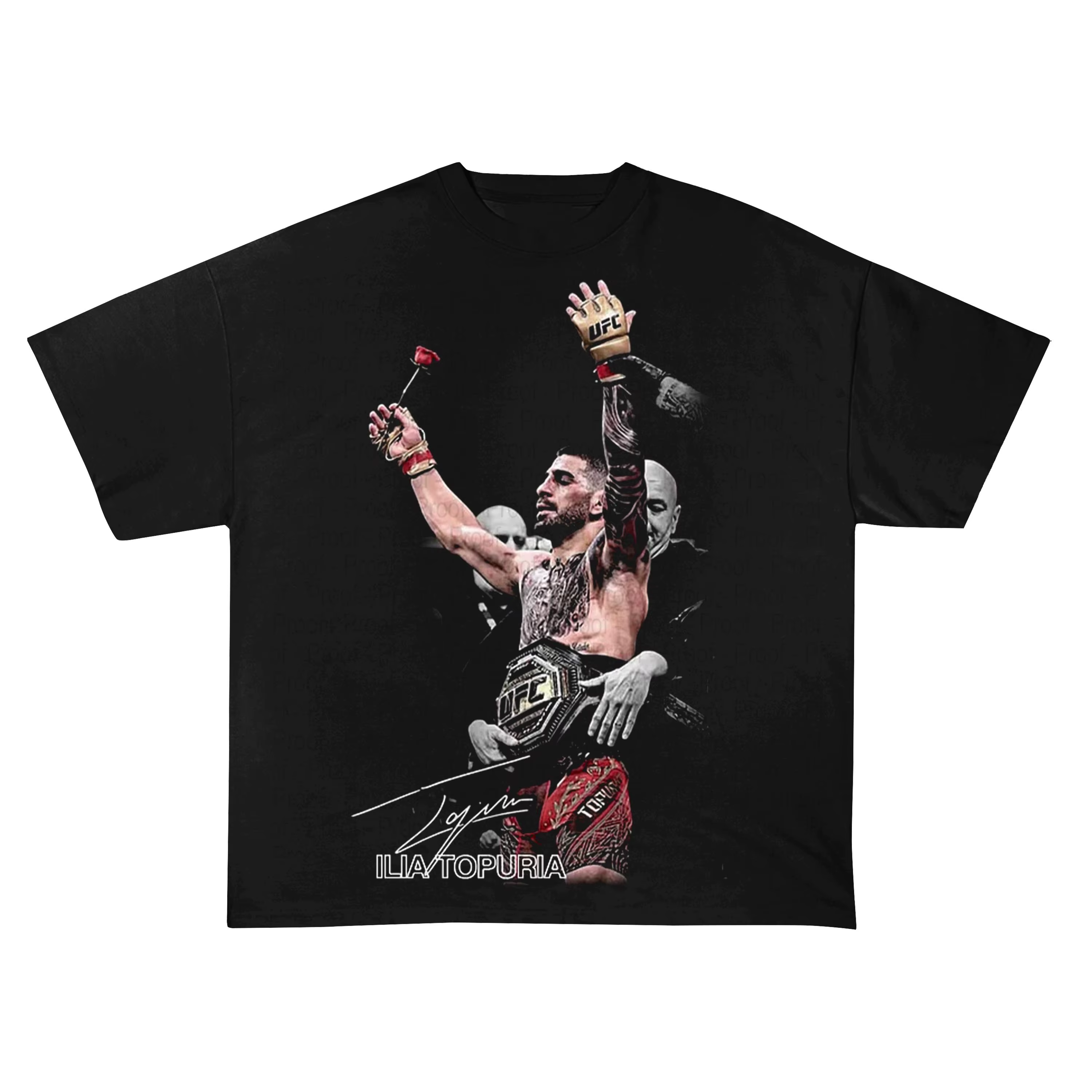 T-shirt Ilia Topuria - Lutteur Professionnel Espagnol Géorgien El Matador - Nouvelle Collection Été 