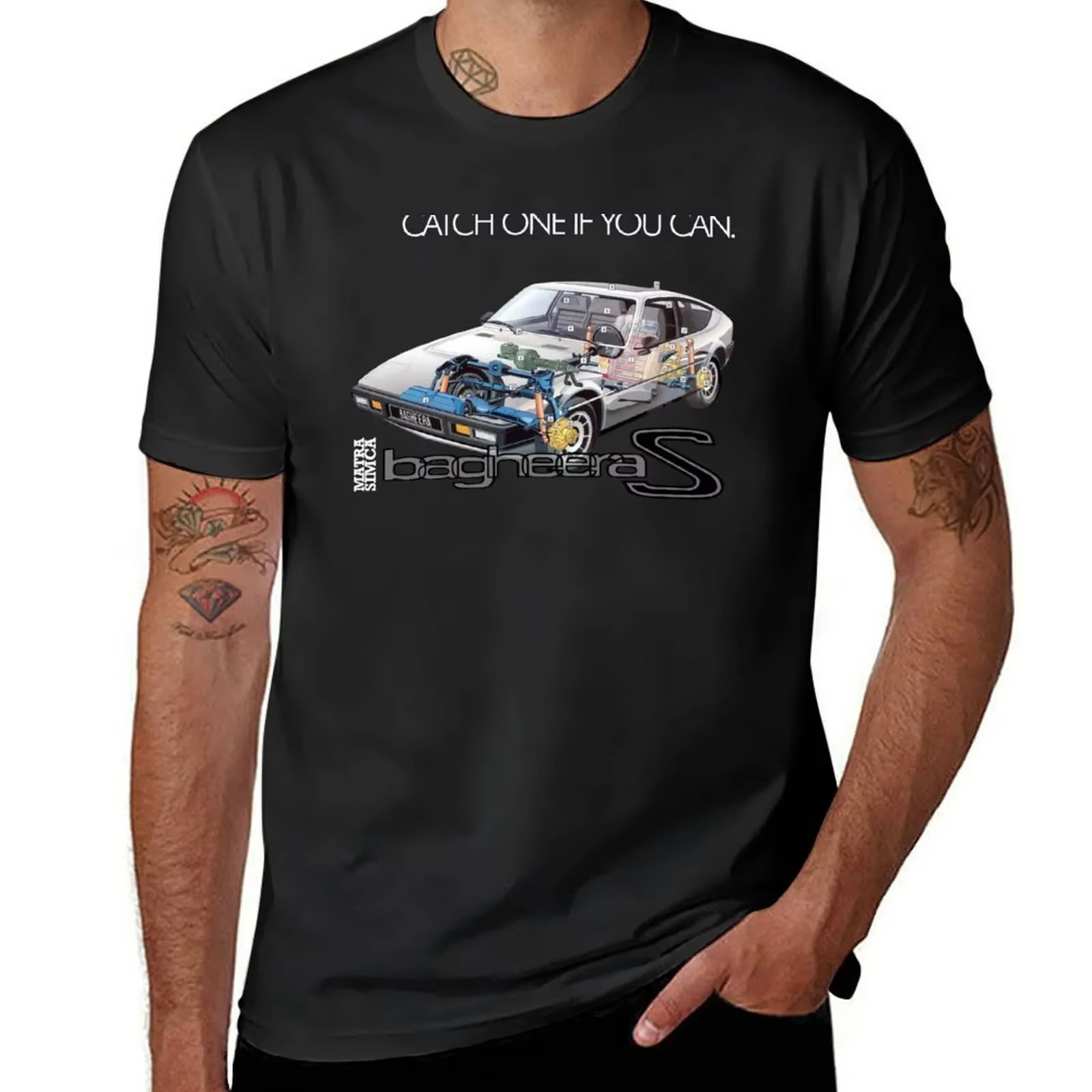 T-shirt surdimensionné pour homme, T-shirt bon marché, MATRA BAGHEERA, MATRA SIMCA, MT