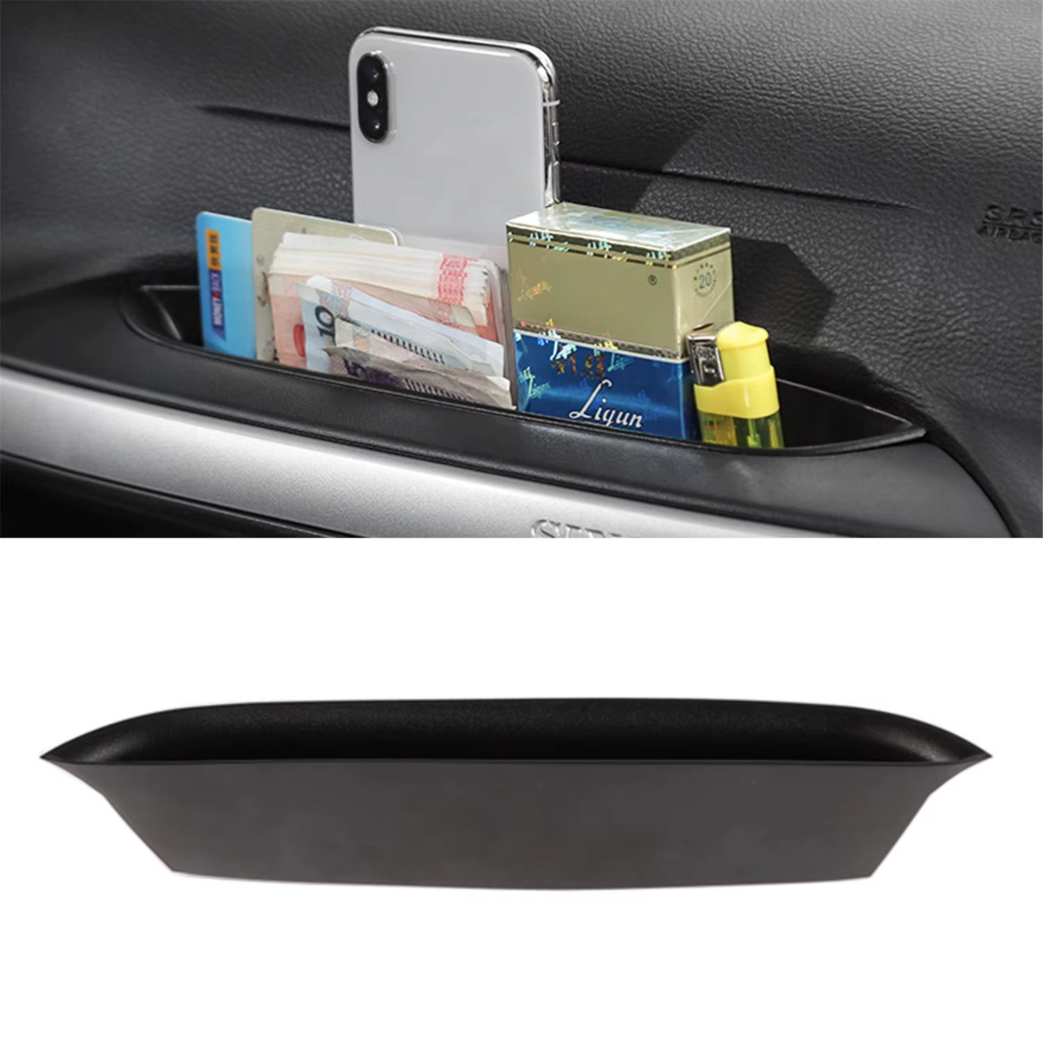 GrabTray – boîte de rangement pour passagers, poignée d'appui, plateau organisateur pour Jeep Wrangl