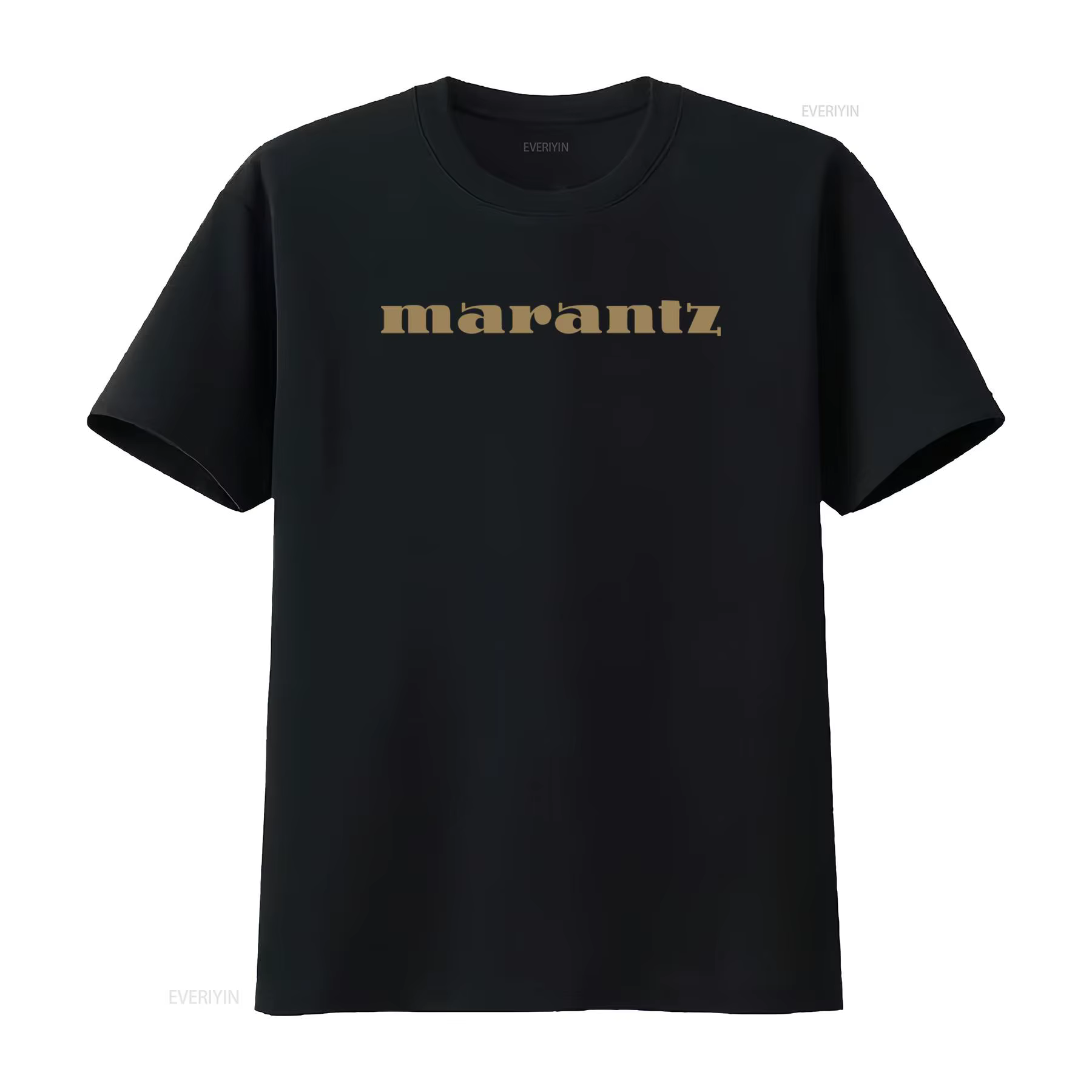 T-shirt Marantz Audio pour homme, imprimé mode, décontracté, vintage, délavé, confortable, extensibl