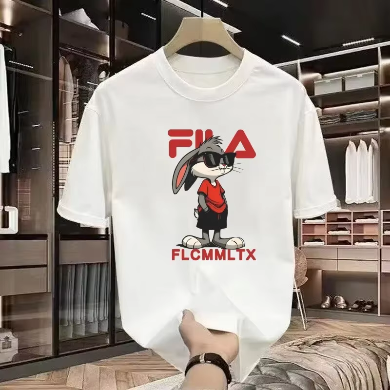 Nouveaux T-shirts de Luxe 2026 à Imprimé Lettres pour Hommes et Enfants, T-shirts à Manches Courtes 