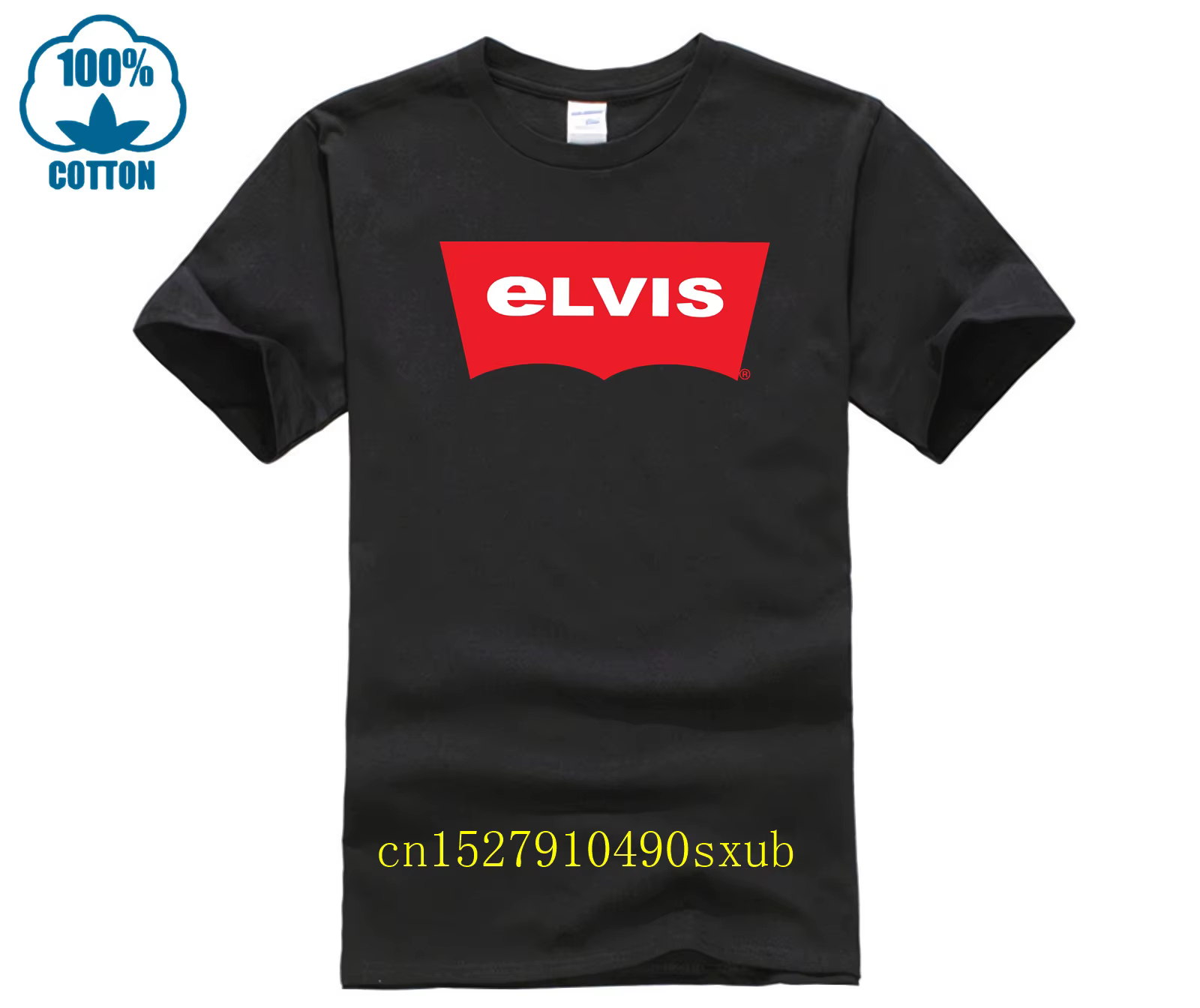 Hommes T-shirt décontracté Elvi gros plan Photos de la Performance T-shirt Presleys graphique été ma