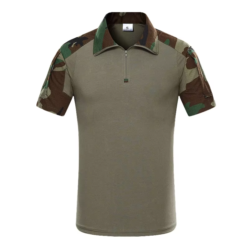 DulShirt Camo à manches courtes pour hommes, garder au chaud, t-shirt skip, vêtements d'uniforme de 